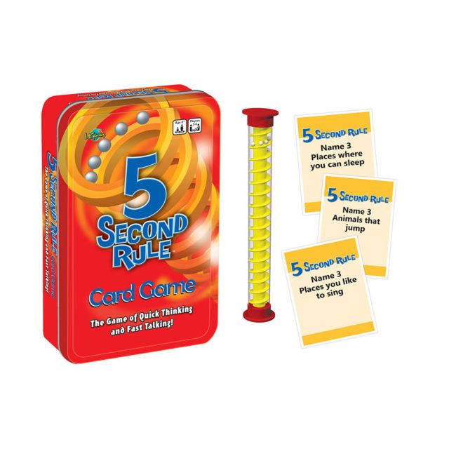 5 Second Rule Card Game (TIN)