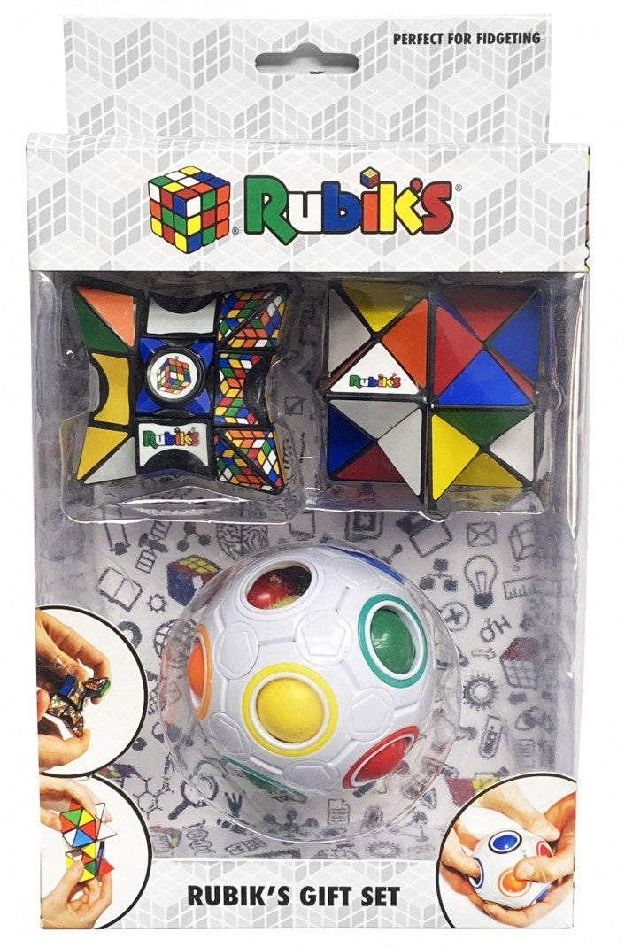 Rubiks Gift Set - Rainbow Ball Magic Star and Magic Star Spinner