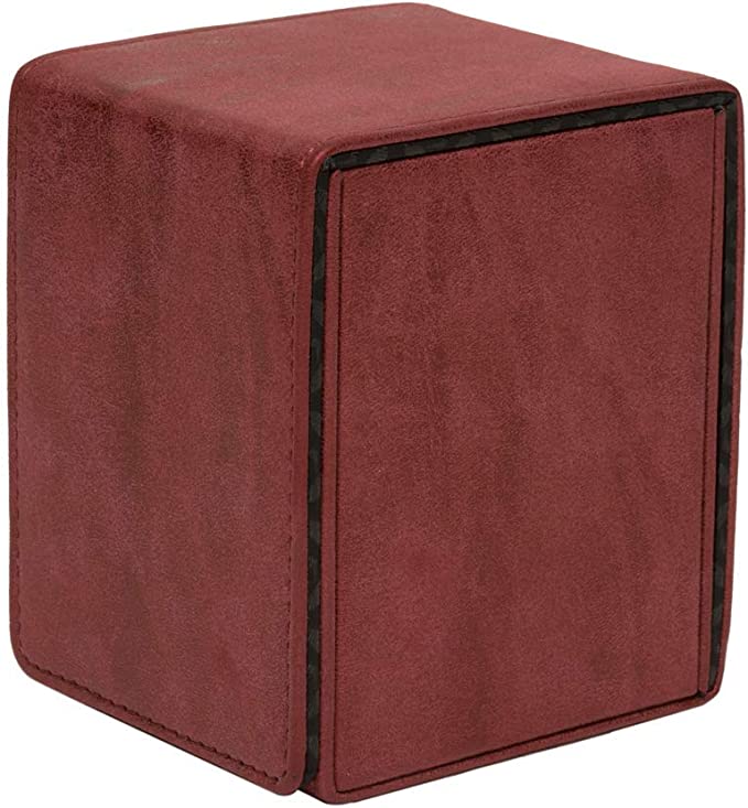 Deck Box Alcove Flip Box Suede - Ruby