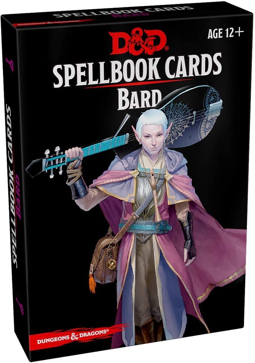 Dungeons &amp; Dragons Spellbook Cards Bard Deck (110 Cards) Revised 2017 Edition V2