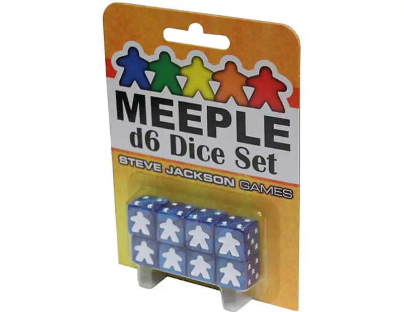 Meeple d6 Dice Set Blue