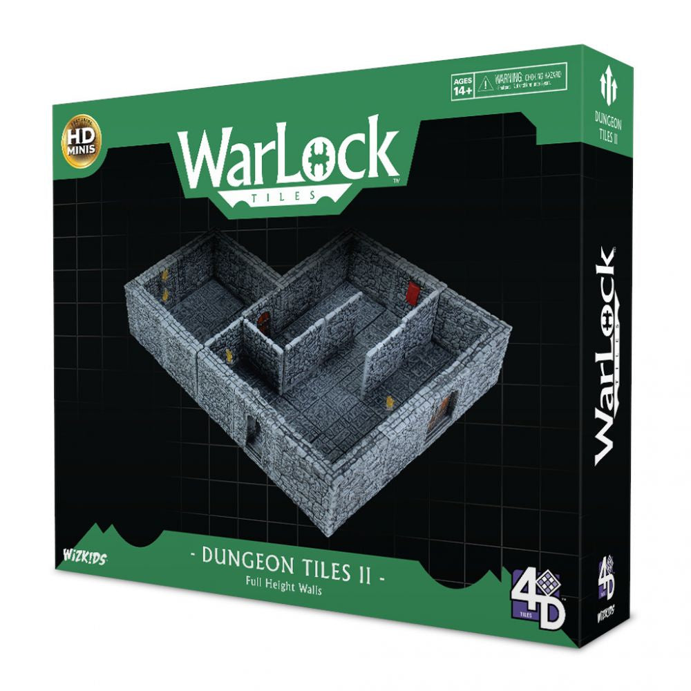WarLock Tiles Dungeon Tiles II Full Height Stone Walls
