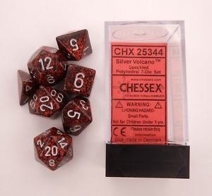 Chessex - Speckled Polyhedral 7-Die Set - Volcano (CHX25344)