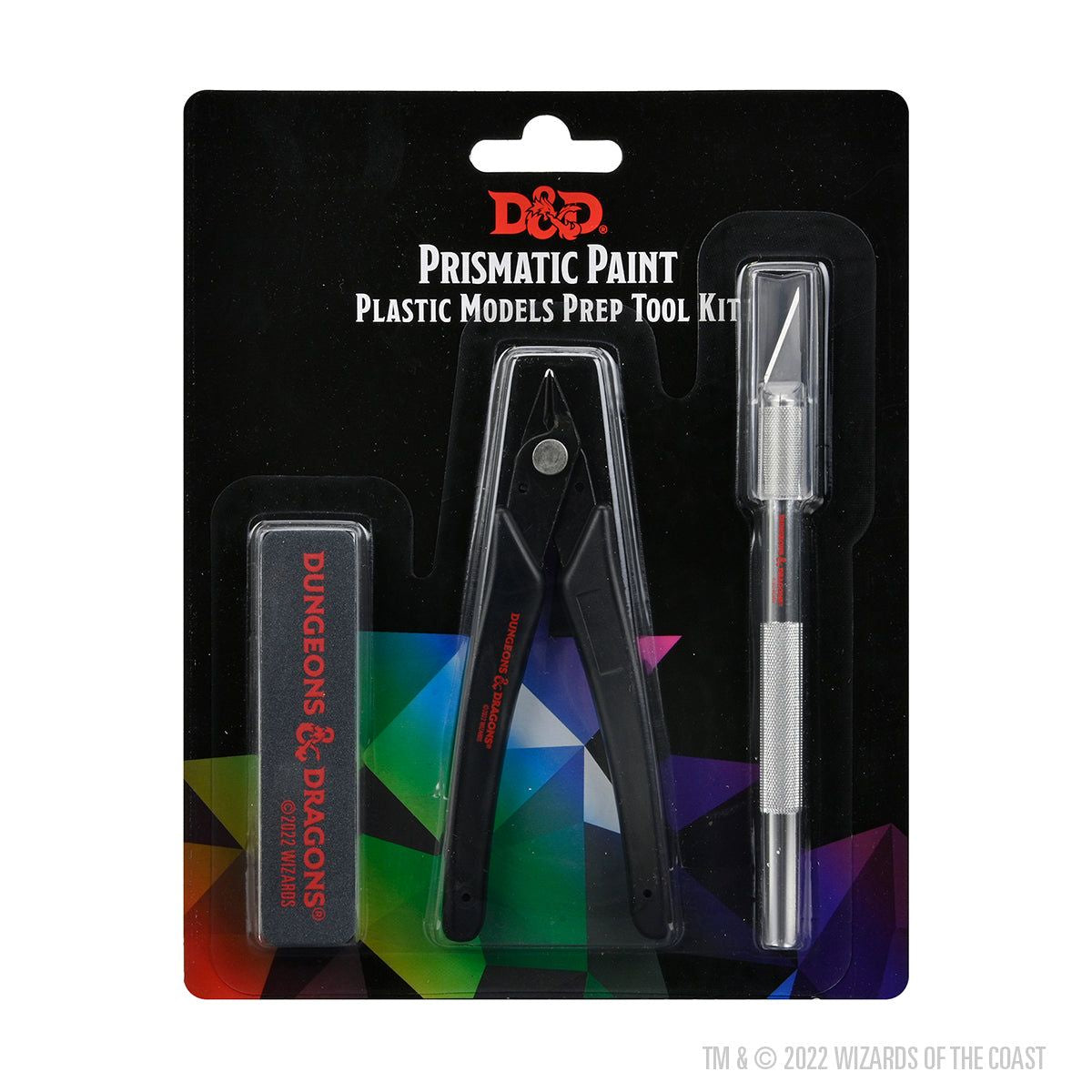 Dungeons &amp; Dragons Prismatic Paint Plastic Models Prep Tool Kit