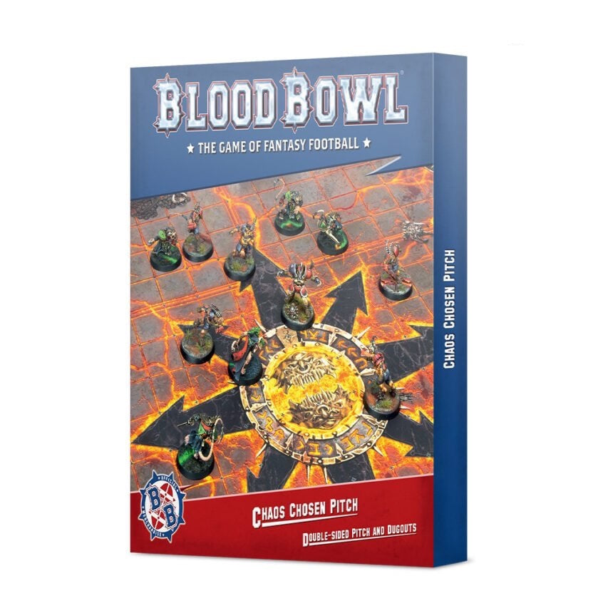 Blood Bowl – Chaos Chosen Pitch &amp; Dugouts (200-46)