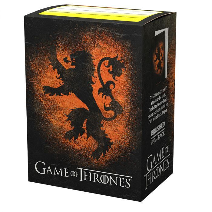 Dragon Shield - Sleeves - Brushed Art - Game Of Thrones House Lannister Standard Size (100)