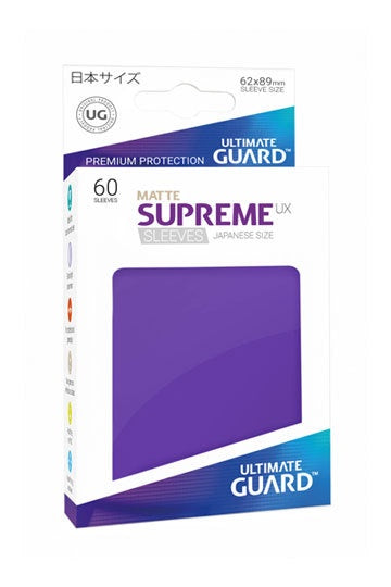 Ultimate Guard - Supreme UX Japanese Size Sleeves Matte Purple (60)