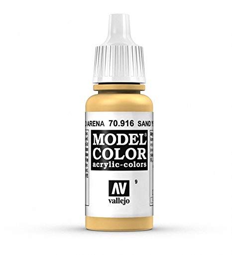 Vallejo Model Colour - Light Yellow 17ml Acrylic Paint (AV70949)