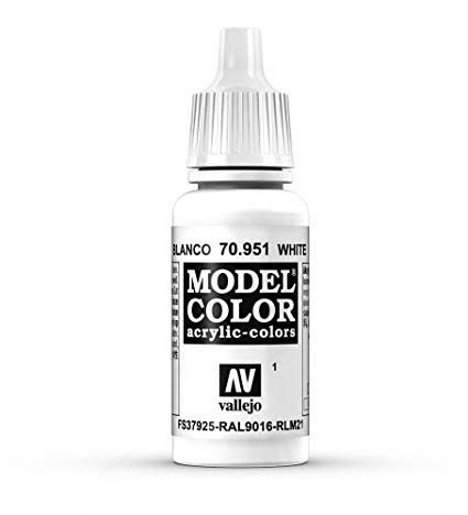 Vallejo Model Colour – White 17ml Acrylic Paint (AV70951)