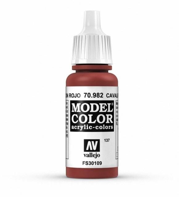 Vallejo Model Colour - Cavalry Brown 17ml Acrylic Paint (AV70982)