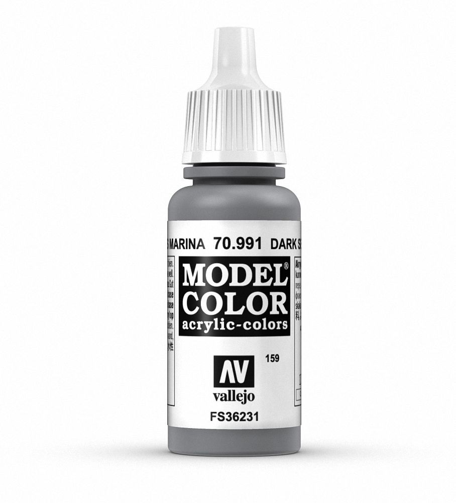 Vallejo Model Colour - Dark Sea Grey 17ml Acrylic Paint (AV70991)