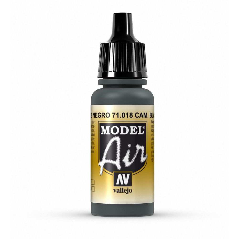 Vallejo Model Air - Camblack Green 17ml Acrylic Paint (AV71018)