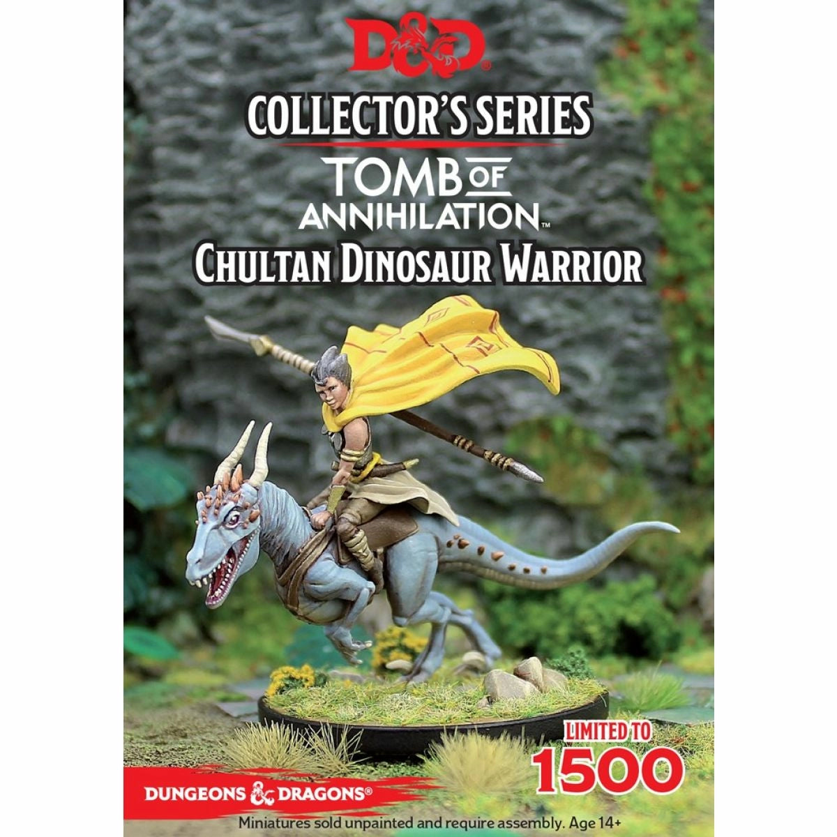 Dungeons &amp; Dragons - Collectors Series Miniatures Tomb of Annihilation Chultan Dinosaur Warrior (2 Figs)