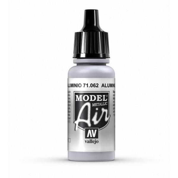 Vallejo Model Air – Aluminium 17ml Acrylic Paint (AV71062)