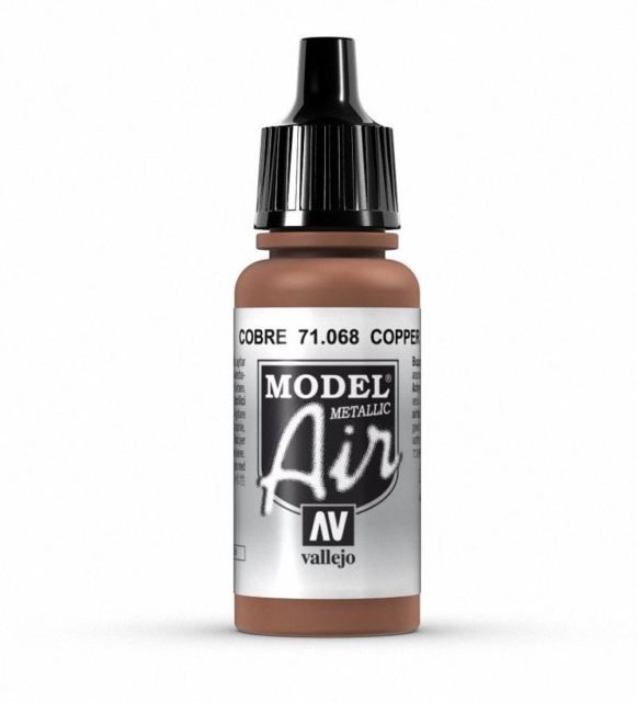 Vallejo Model Air – Copper 17ml Acrylic Paint (AV71068)