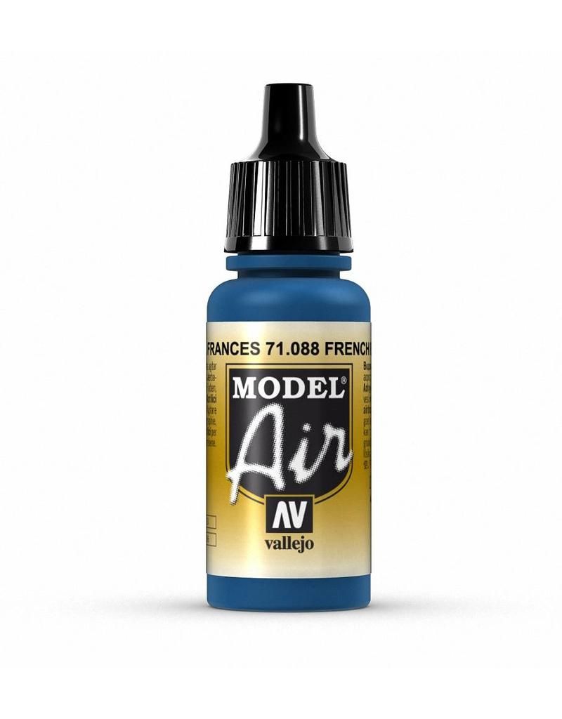 Vallejo Model Air - French Blue 17ml Acrylic Paint (AV71088)