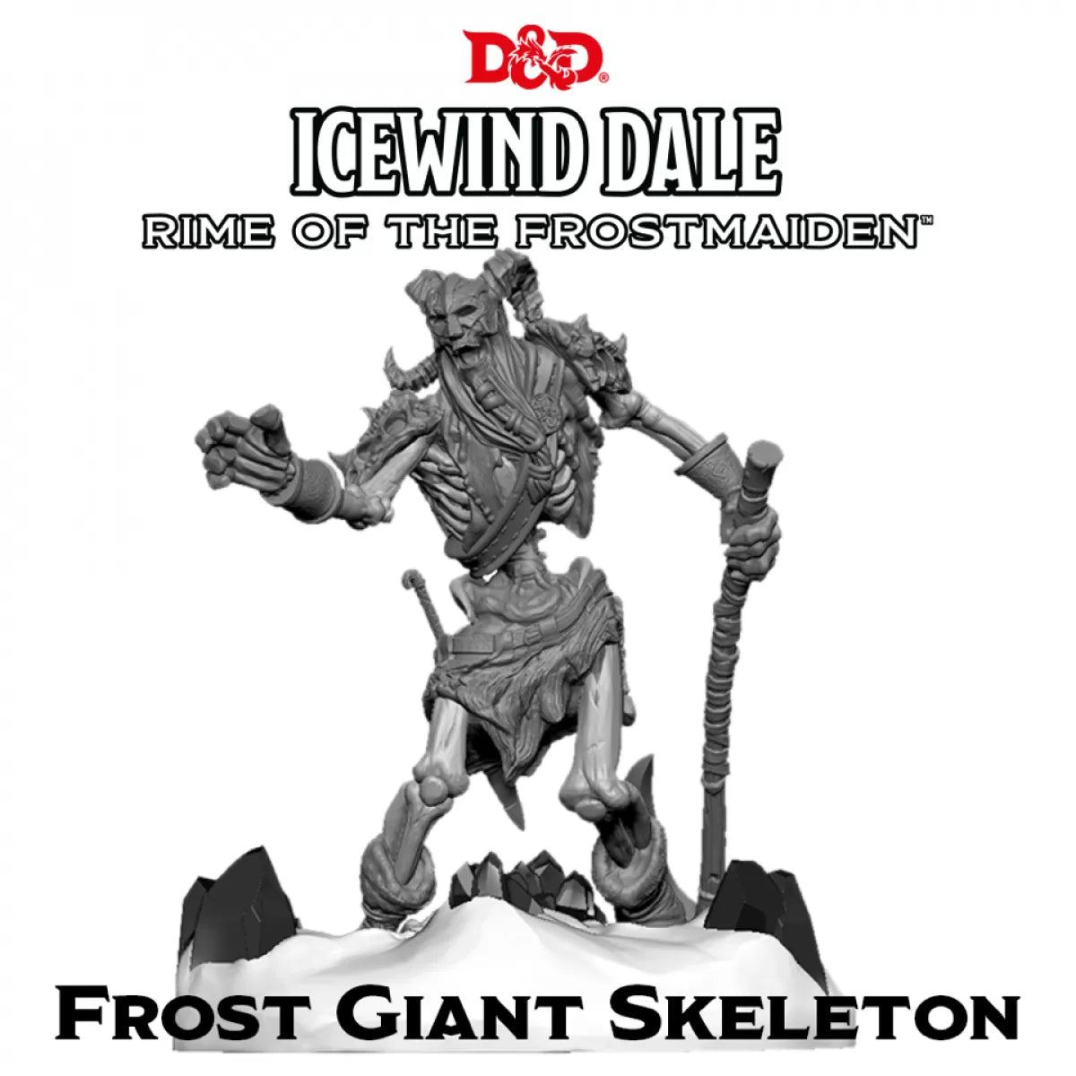 Dungeons &amp; Dragons - Icewind Dale Rime of the Frostmaiden Frost Giant Skeleton
