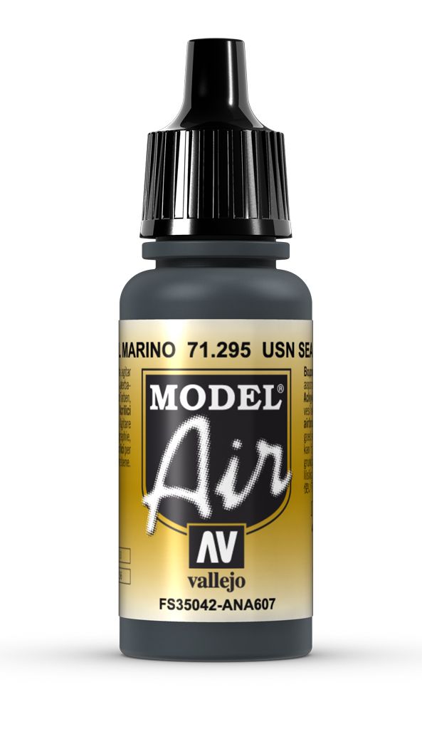 Vallejo Model Air - Usn Sea Blue 17ml Acrylic Paint (AV71295)