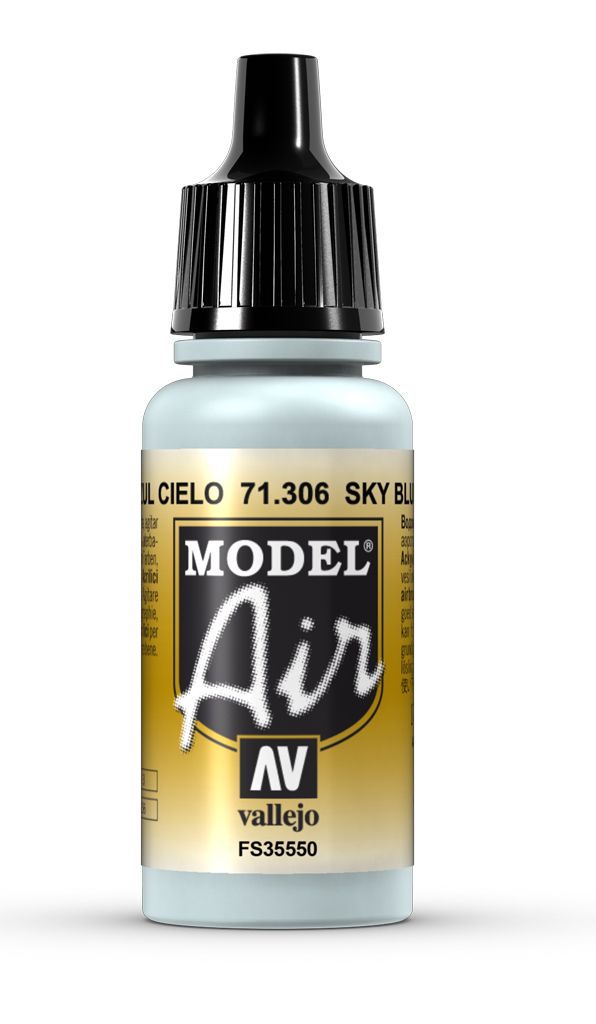 Vallejo Model Air - Sky Blue 17ml Acrylic Paint (AV71306)