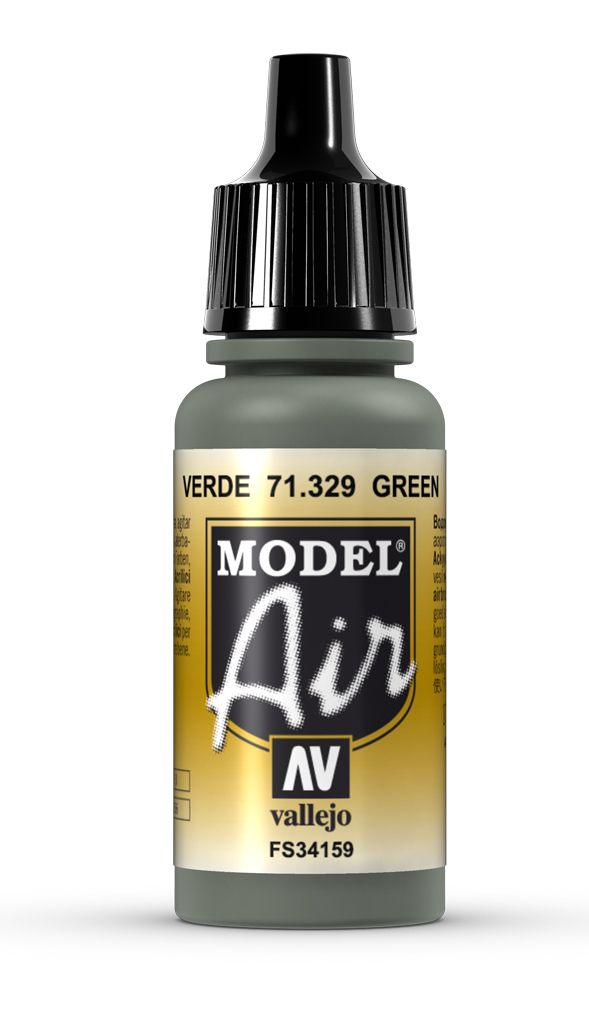 Vallejo Model Air – Green 17ml Acrylic Paint (AV71329)