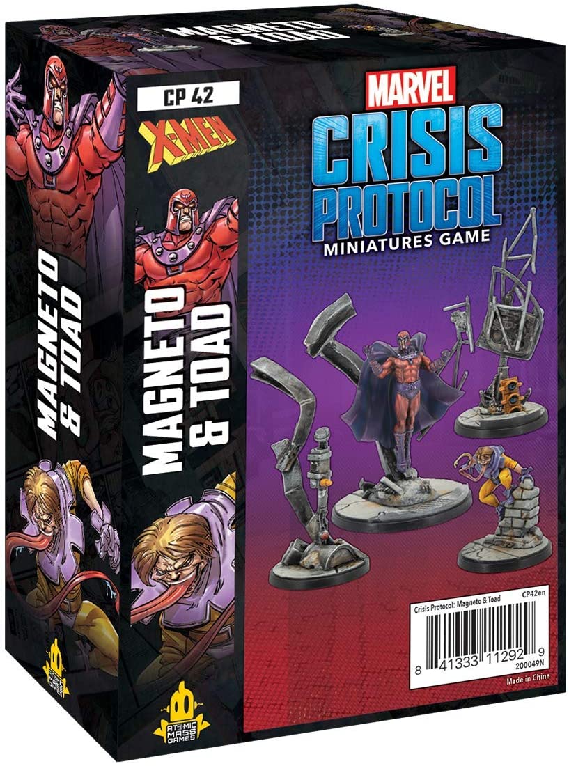 Marvel Crisis Protocol Miniatures Game Magneto and Toad Expansion
