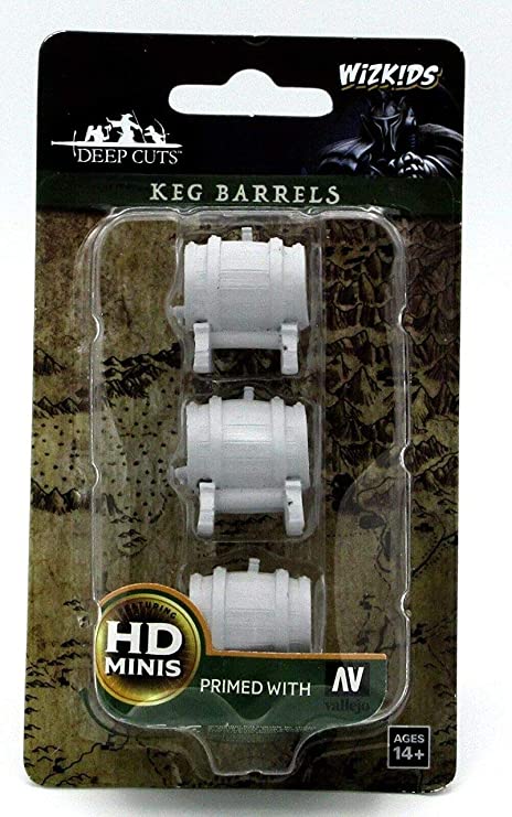 Dungeons and Dragons - Unpainted Minis Kegs