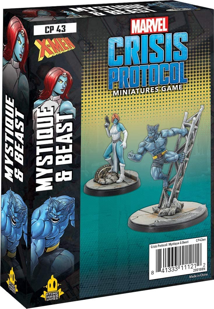 Marvel Crisis Protocol Miniatures Game Beast and Mystique Expansion