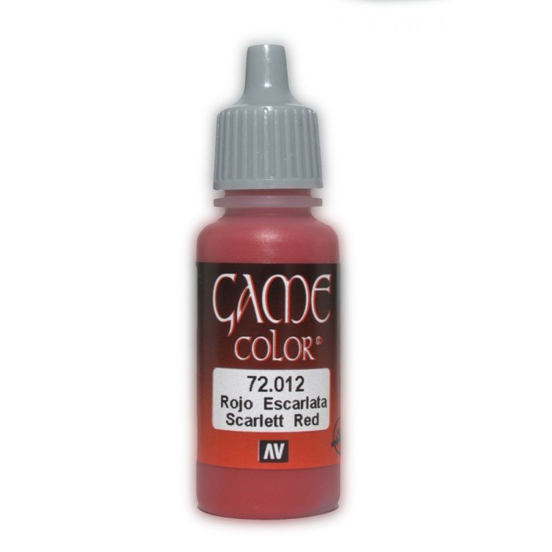 Vallejo Game Colour - Scar Red 17ml Acrylic Paint (AV72012)