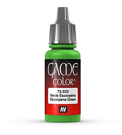 Vallejo Game Colour - Scorpy Green 17ml Acrylic Paint (AV72032)