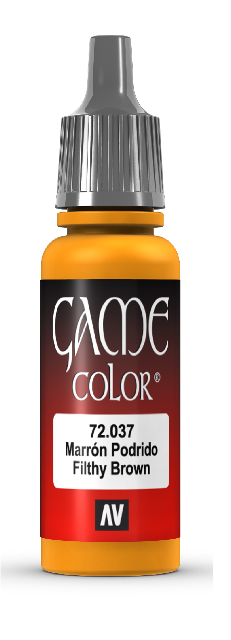 Vallejo Game Colour - Filthy Brown 17ml Acrylic Paint (AV72037)
