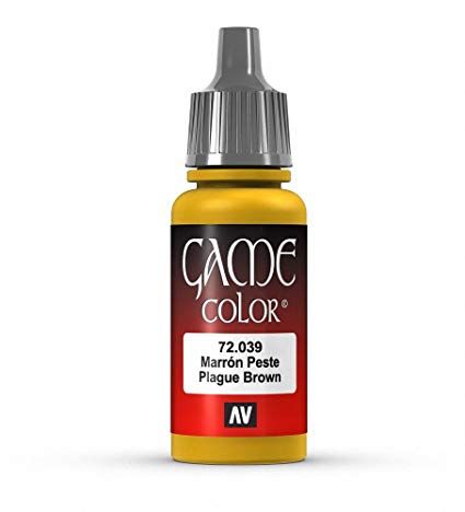 Vallejo Game Colour - Plague Brown 17ml Acrylic Paint (AV72039)
