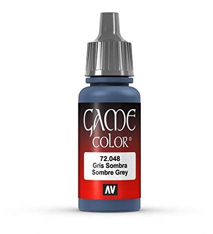 Vallejo Game Colour - Sombre Grey 17ml Acrylic Paint (AV72048)