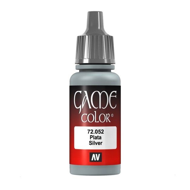 Vallejo Game Colour - Silver 17ml Acrylic Paint (AV72052)