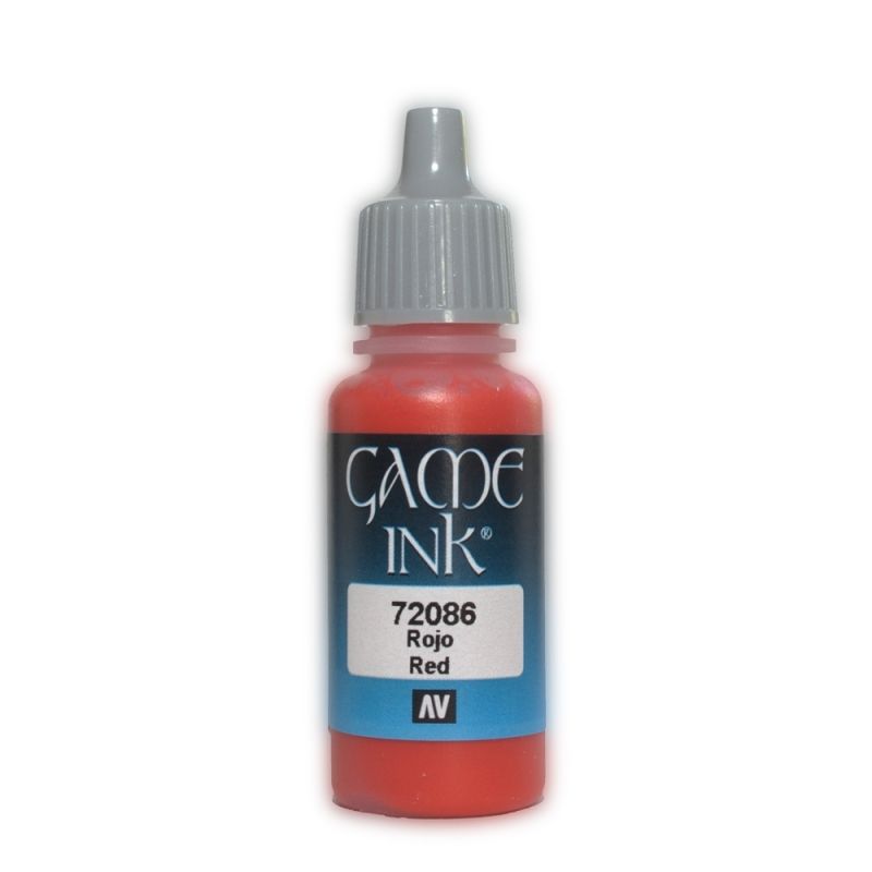 Vallejo Game Colour - Ink Red 17ml Acrylic Paint (AV72086)