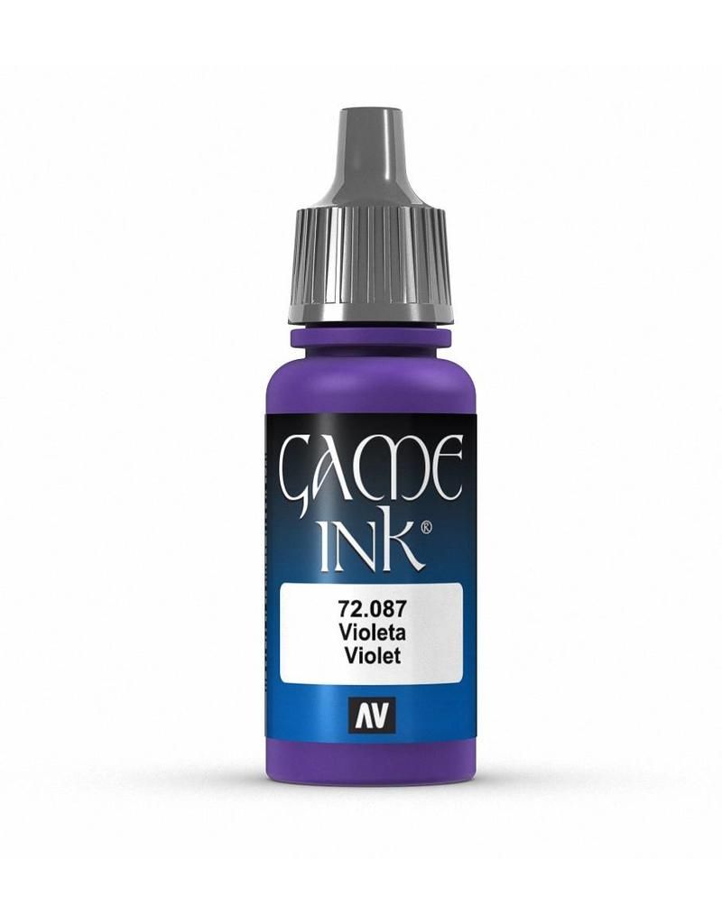 Vallejo Game Colour - Ink Violet 17ml Acrylic Paint (AV72087)