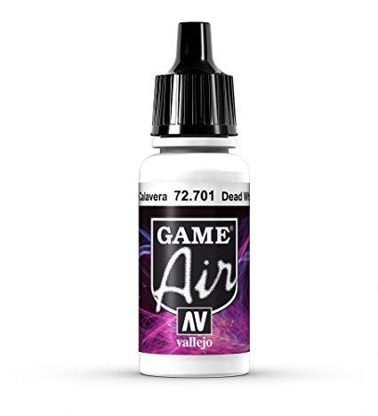 Vallejo Game Air - Dead White 17ml Acrylic Paint (AV72701)