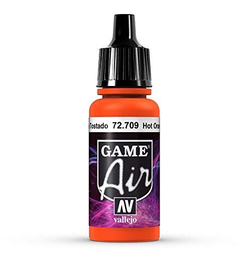 Vallejo Game Air - Hot Orange 17ml Acrylic Paint (AV72709)