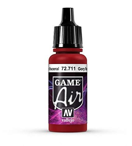 Vallejo Game Air - Gory Red 17ml Acrylic Paint (AV72711)