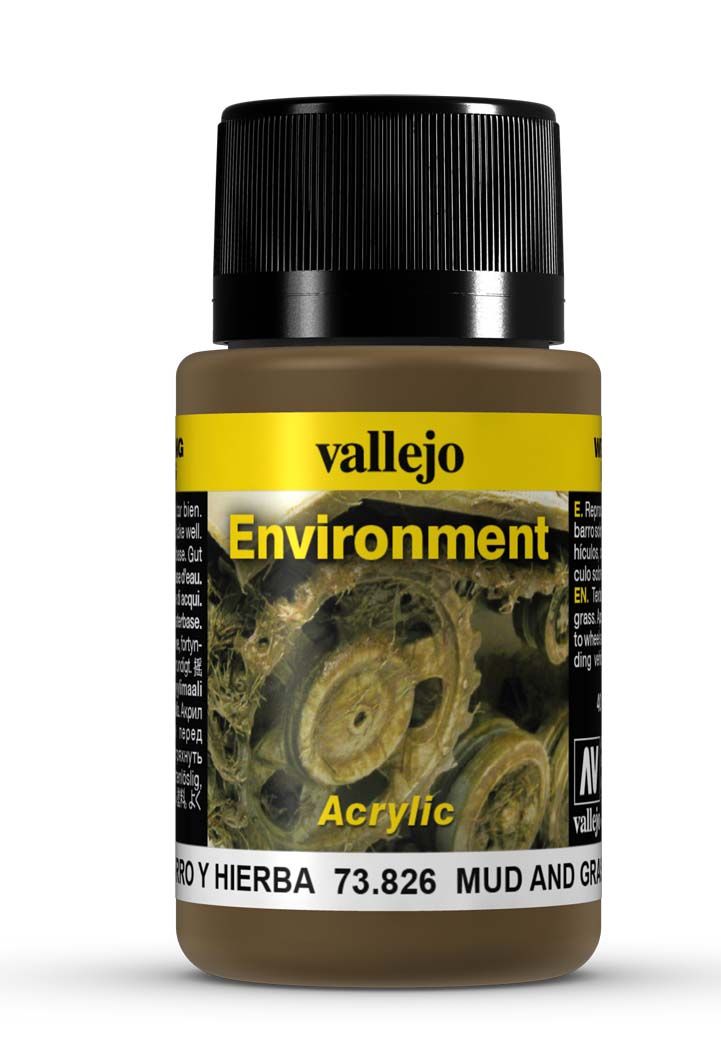Vallejo Weathering Effects Mud And Grass Effect 40 Ml