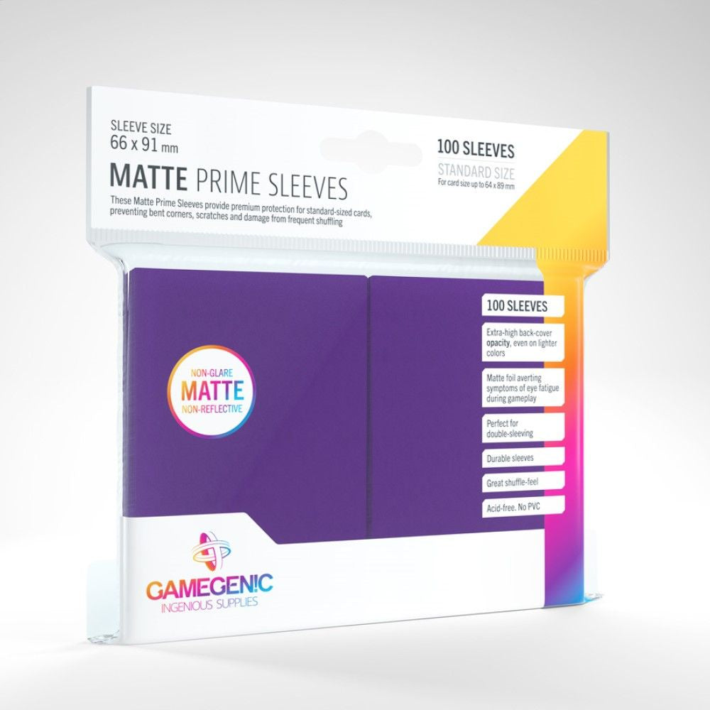 Gamegenic Matte Prime Standard Size (100) - Purple