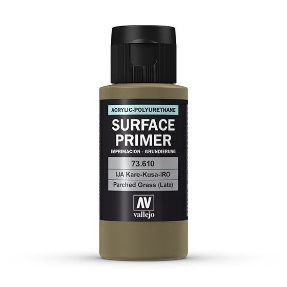 Vallejo Surface Primer 60ml Acrylic Paint - Ija-Kare-Kusa-Iro Parched Grass (late)