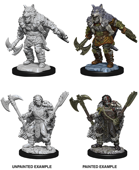 Dungeons &amp; Dragons - Nolzurs Marvelous Unpainted Miniatures Male Half Orc Barbarian