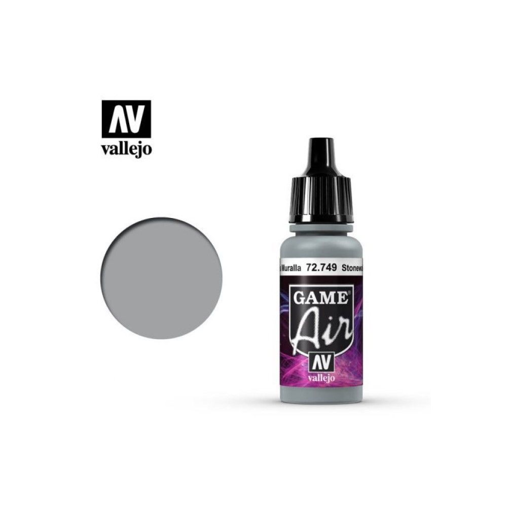 Vallejo Game Air - Stonewall Grey 17ml Acrylic Paint (AV72749)