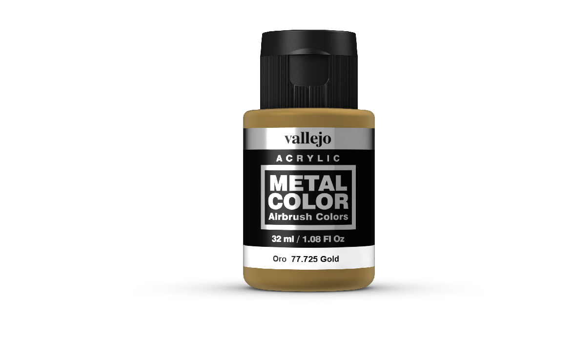 Vallejo Metal Colour - Gold 32ml Acrylic Paint (AV77725)