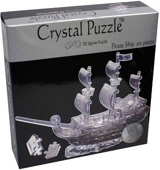 3D Crystal Puzzle - Pirate Ship