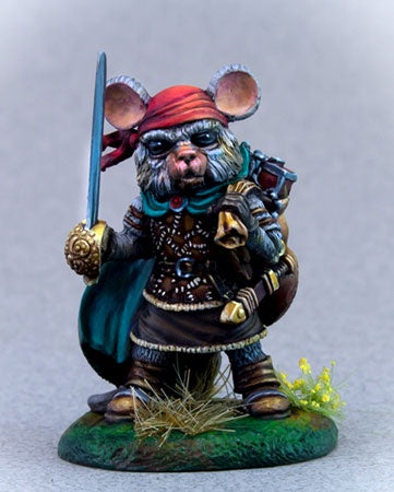 Visions in Fantasy - Critters: Mouse Swashbuckler with Rapier