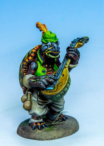 Critter Kingdoms: Turtle Bard with Lute