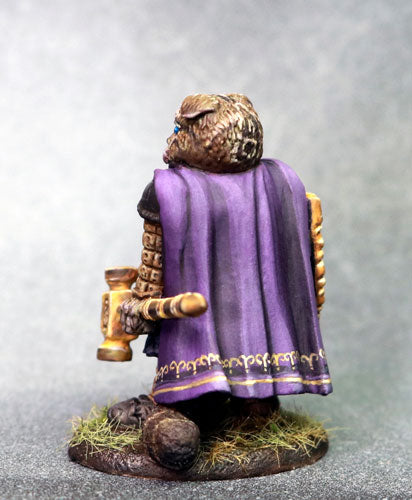 Critter Kingdoms: Scottish Fold Cat Cleric with Warhammer