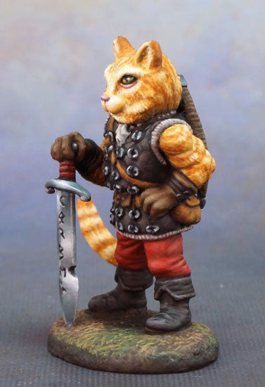 Critter Kingdoms: Korbern - Large Cat Warrior with Sword