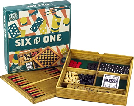Wood Games W/Shop Six In One